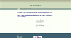 Desktop Screenshot of mtdistributiongroup.com